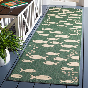 Safavieh Courtyard 6012 PowerLoomed 85.4% Polypropylene/10.4% Polyester/4.2% Latex Indoor/Outdoor Rug CY6012-322-9