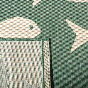 Safavieh Courtyard 6012 PowerLoomed 85.4% Polypropylene/10.4% Polyester/4.2% Latex Indoor/Outdoor Rug CY6012-322-9