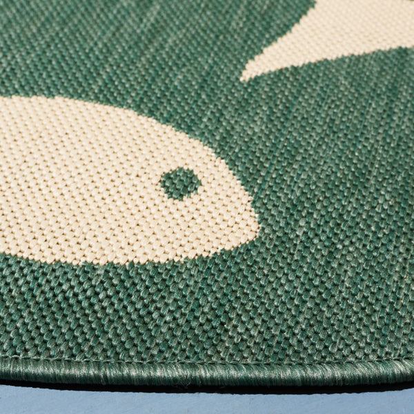 Safavieh Courtyard 6012 PowerLoomed 85.4% Polypropylene/10.4% Polyester/4.2% Latex Indoor/Outdoor Rug CY6012-322-9