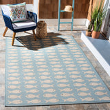 Safavieh Courtyard 6013 Power Loomed 85.4% Polypropylene/10.4% Polyester/4.2% Latex Outdoor Rug CY6013-223-9