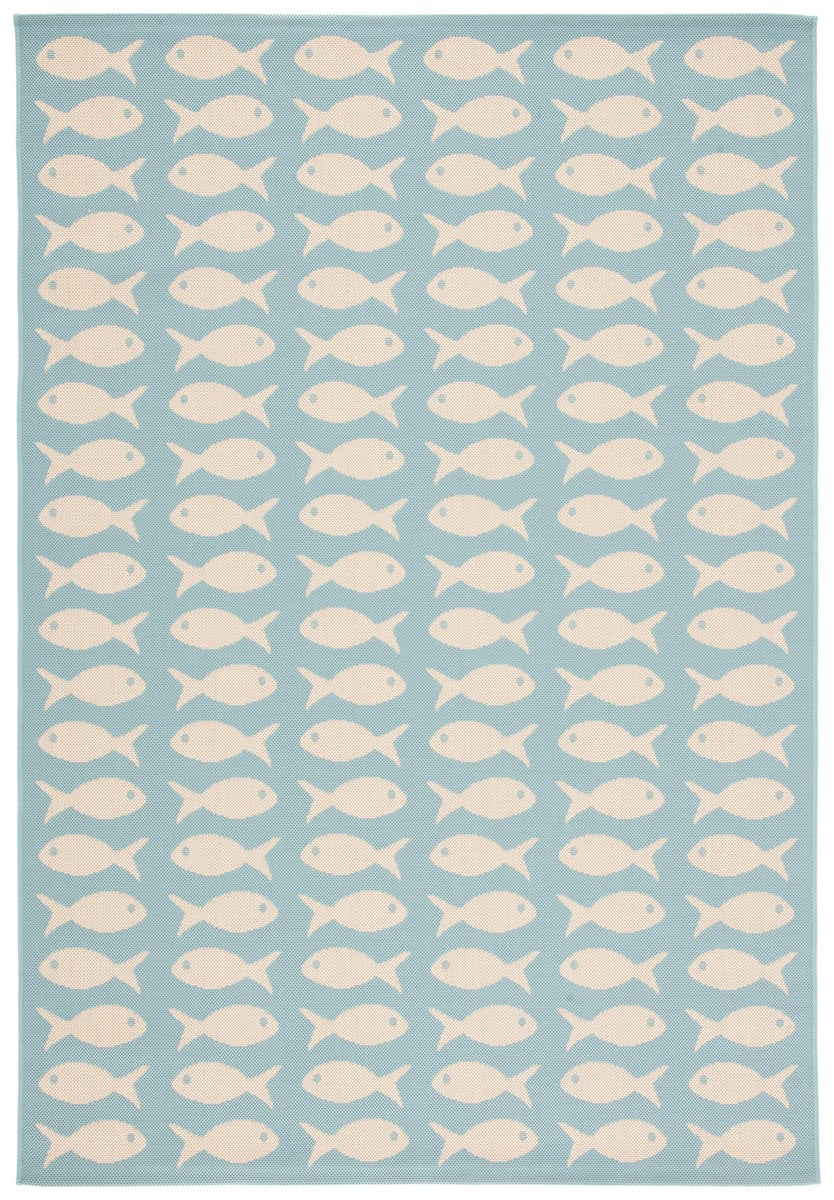 Safavieh Courtyard 6013 Power Loomed 85.4% Polypropylene/10.4% Polyester/4.2% Latex Outdoor Rug CY6013-223-5