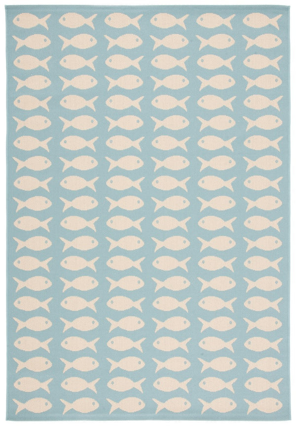 Safavieh Courtyard 6013 Power Loomed 85.4% Polypropylene/10.4% Polyester/4.2% Latex Outdoor Rug CY6013-223-5