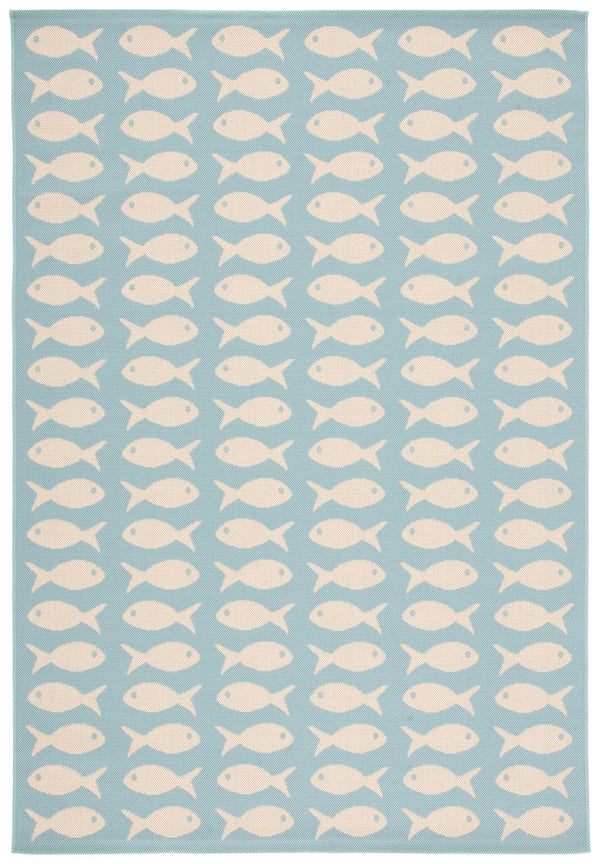 Safavieh Courtyard 6013 PowerLoomed 85.4% Polypropylene/10.4% Polyester/4.2% Latex Indoor/Outdoor Rug CY6013-223-5SQ