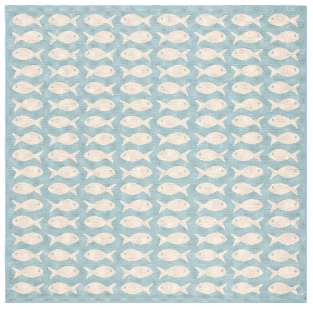 Safavieh Courtyard 6013 PowerLoomed 85.4% Polypropylene/10.4% Polyester/4.2% Latex Indoor/Outdoor Rug CY6013-223-8