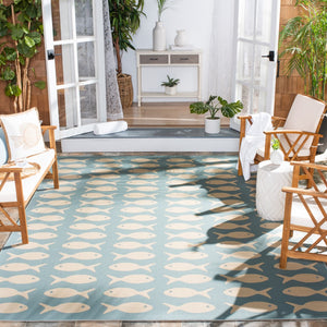 Safavieh Courtyard 6013 PowerLoomed 85.4% Polypropylene/10.4% Polyester/4.2% Latex Indoor/Outdoor Rug CY6013-223-8