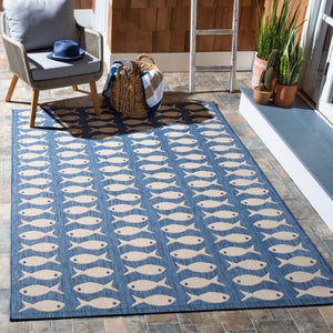 Safavieh Courtyard 6013 PowerLoomed 85.4% Polypropylene/10.4% Polyester/4.2% Latex Indoor/Outdoor Rug CY6013-233-5SQ