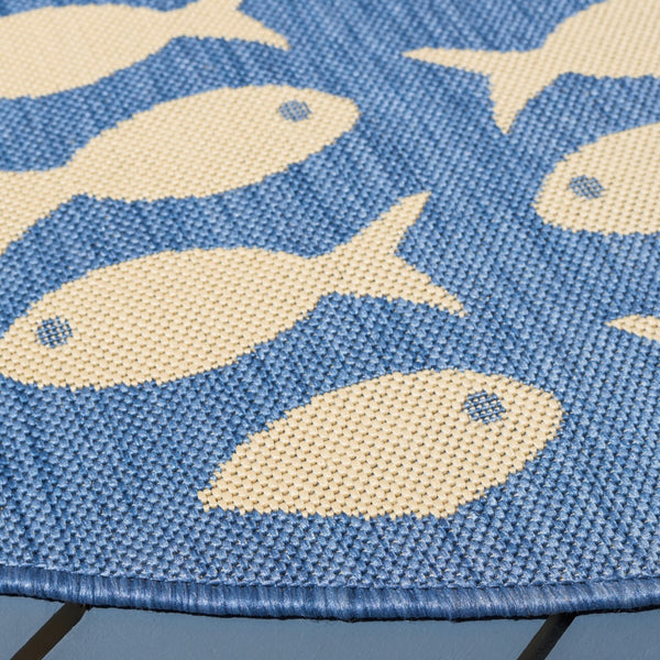 Safavieh Courtyard 6013 Power Loomed 85.4% Polypropylene/10.4% Polyester/4.2% Latex Outdoor Rug CY6013-233-9