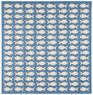 Safavieh Courtyard 6013 PowerLoomed 85.4% Polypropylene/10.4% Polyester/4.2% Latex Indoor/Outdoor Rug CY6013-233-5SQ