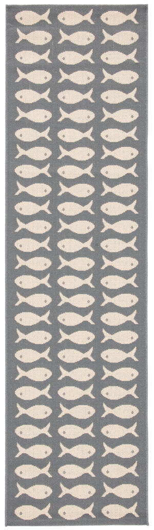 Safavieh Courtyard 6013 Power Loomed 85.4% Polypropylene/10.4% Polyester/4.2% Latex Outdoor Rug CY6013-236-9