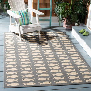 Safavieh Courtyard 6013 PowerLoomed 85.4% Polypropylene/10.4% Polyester/4.2% Latex Indoor/Outdoor Rug CY6013-236-5SQ