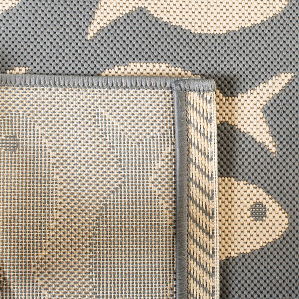 Safavieh Courtyard 6013 PowerLoomed 85.4% Polypropylene/10.4% Polyester/4.2% Latex Indoor/Outdoor Rug CY6013-236-5SQ