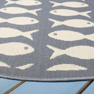 Safavieh Courtyard 6013 Power Loomed 85.4% Polypropylene/10.4% Polyester/4.2% Latex Outdoor Rug CY6013-236-9