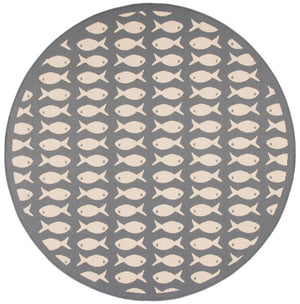 Safavieh Courtyard 6013 PowerLoomed 85.4% Polypropylene/10.4% Polyester/4.2% Latex Indoor/Outdoor Rug CY6013-236-5SQ