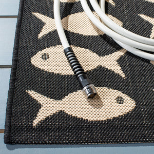 Safavieh Courtyard 6013 Power Loomed 85.4% Polypropylene/10.4% Polyester/4.2% Latex Outdoor Rug CY6013-256-9