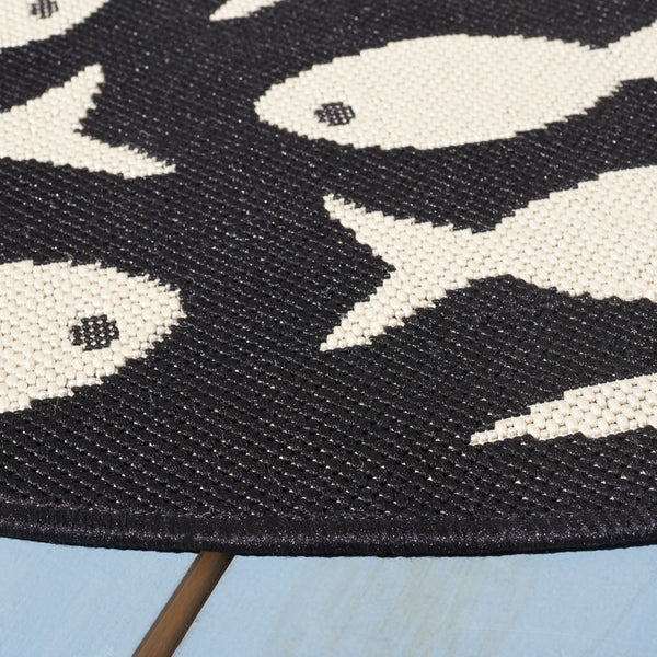 Safavieh Courtyard 6013 PowerLoomed 85.4% Polypropylene/10.4% Polyester/4.2% Latex Indoor/Outdoor Rug CY6013-256-8SQ