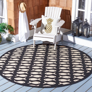 Safavieh Courtyard 6013 Power Loomed 85.4% Polypropylene/10.4% Polyester/4.2% Latex Outdoor Rug CY6013-256-9