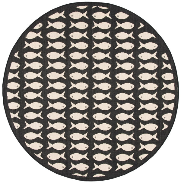 Safavieh Courtyard 6013 Power Loomed 85.4% Polypropylene/10.4% Polyester/4.2% Latex Outdoor Rug CY6013-256-9