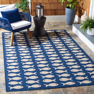 Safavieh Courtyard 6013 Power Loomed 85.4% Polypropylene/10.4% Polyester/4.2% Latex Outdoor Rug CY6013-268-5SQ
