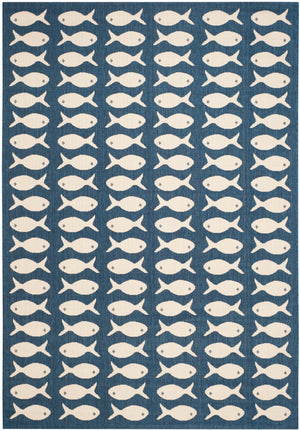 Safavieh Courtyard 6013 Power Loomed 85.4% Polypropylene/10.4% Polyester/4.2% Latex Indoor/Outdoor Rug CY6013-268-810
