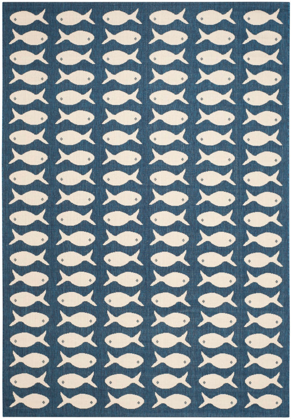 Safavieh Courtyard 6013 Power Loomed 85.4% Polypropylene/10.4% Polyester/4.2% Latex Indoor/Outdoor Rug CY6013-268-810