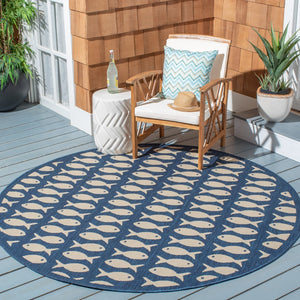 Safavieh Courtyard 6013 Power Loomed 85.4% Polypropylene/10.4% Polyester/4.2% Latex Indoor/Outdoor Rug CY6013-268-810