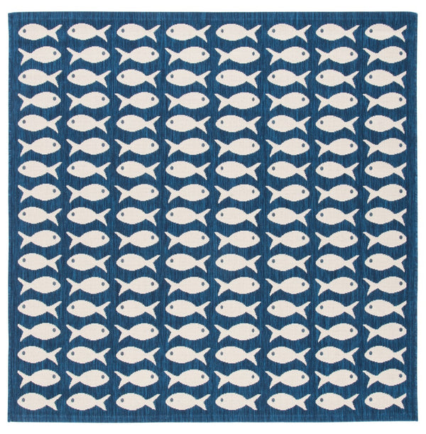 Safavieh Courtyard 6013 Power Loomed 85.4% Polypropylene/10.4% Polyester/4.2% Latex Indoor/Outdoor Rug CY6013-268-810