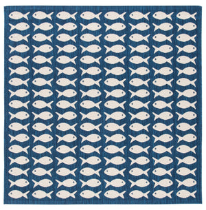 Safavieh Courtyard 6013 Power Loomed 85.4% Polypropylene/10.4% Polyester/4.2% Latex Outdoor Rug CY6013-268-7SQ