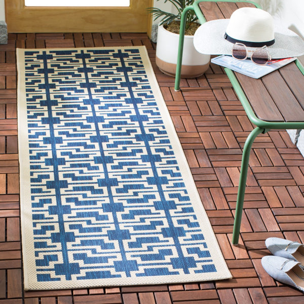 Safavieh Alys Power Loomed 85.4% Polypropylene/10.4% Polyester/4.2% Latex Outdoor Rug CY6015-268-4