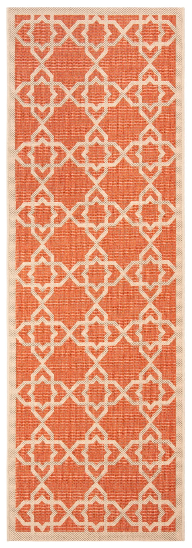 Safavieh Cy6032 Power Loomed 85.4% Polypropylene/10.4% Polyester/4.2% Latex Outdoor Rug CY6032-241-4