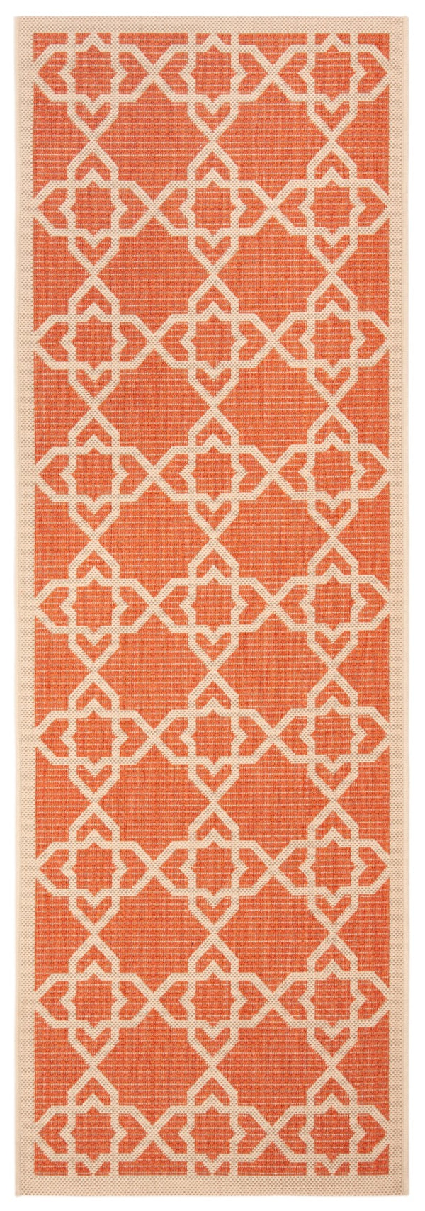Safavieh Cy6032 Power Loomed 85.4% Polypropylene/10.4% Polyester/4.2% Latex Outdoor Rug CY6032-241-4