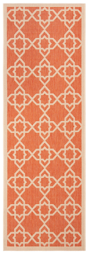 Safavieh Cy6032 Power Loomed 85.4% Polypropylene/10.4% Polyester/4.2% Latex Outdoor Rug CY6032-241-4