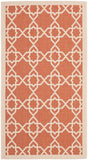 Safavieh Cy6032 Power Loomed 85.4% Polypropylene/10.4% Polyester/4.2% Latex Outdoor Rug CY6032-241-4