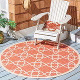 Safavieh Cy6032 Power Loomed 85.4% Polypropylene/10.4% Polyester/4.2% Latex Outdoor Rug CY6032-241-5R