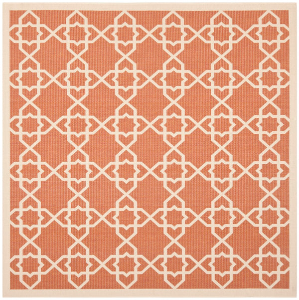 Safavieh Cy6032 Power Loomed 85.4% Polypropylene/10.4% Polyester/4.2% Latex Outdoor Rug CY6032-241-4