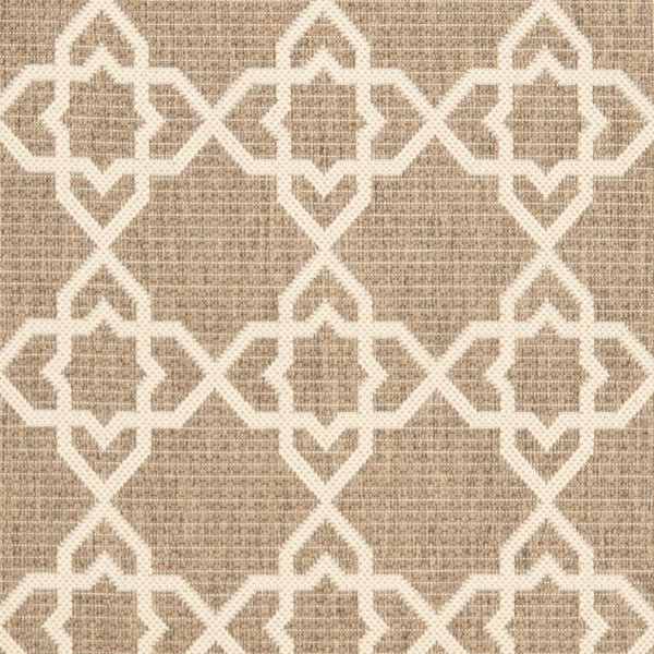 Safavieh Cy6032 Power Loomed 85.4% Polypropylene/10.4% Polyester/4.2% Latex Outdoor Rug CY6032-242-3