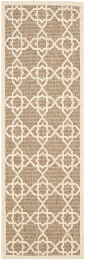 Safavieh Cy6032 Power Loomed 85.4% Polypropylene/10.4% Polyester/4.2% Latex Outdoor Rug CY6032-242-3
