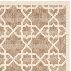 Safavieh Cy6032 Power Loomed 85.4% Polypropylene/10.4% Polyester/4.2% Latex Outdoor Rug CY6032-242-3