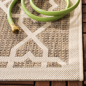 Safavieh Cy6032 Power Loomed 85.4% Polypropylene/10.4% Polyester/4.2% Latex Outdoor Rug CY6032-242-3