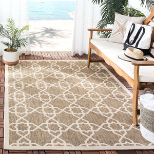 Safavieh Cy6032 Power Loomed 85.4% Polypropylene/10.4% Polyester/4.2% Latex Outdoor Rug CY6032-242-3