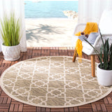 Safavieh Cy6032 Power Loomed 85.4% Polypropylene/10.4% Polyester/4.2% Latex Outdoor Rug CY6032-242-5R