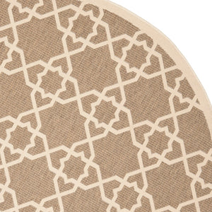 Safavieh Cy6032 Power Loomed 85.4% Polypropylene/10.4% Polyester/4.2% Latex Outdoor Rug CY6032-242-3