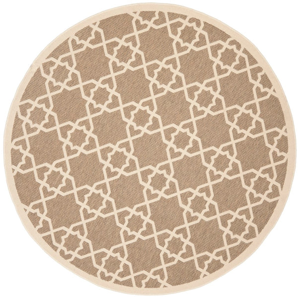 Safavieh Cy6032 Power Loomed 85.4% Polypropylene/10.4% Polyester/4.2% Latex Outdoor Rug CY6032-242-3