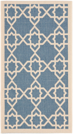 Safavieh Cy6032 Power Loomed 85.4% Polypropylene/10.4% Polyester/4.2% Latex Outdoor Rug CY6032-243-4