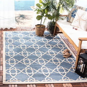 Safavieh Cy6032 Power Loomed 85.4% Polypropylene/10.4% Polyester/4.2% Latex Outdoor Rug CY6032-243-4