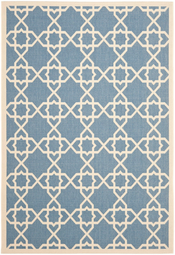Safavieh Cy6032 Power Loomed 85.4% Polypropylene/10.4% Polyester/4.2% Latex Outdoor Rug CY6032-243-4