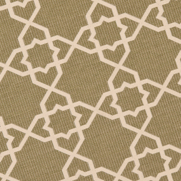 Safavieh Cy6032 Power Loomed 85.4% Polypropylene/10.4% Polyester/4.2% Latex Outdoor Rug CY6032-244-5R