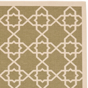 Safavieh Cy6032 Power Loomed 85.4% Polypropylene/10.4% Polyester/4.2% Latex Outdoor Rug CY6032-244-5R