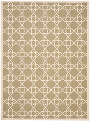 Safavieh Cy6032 Power Loomed 85.4% Polypropylene/10.4% Polyester/4.2% Latex Outdoor Rug CY6032-244-5R