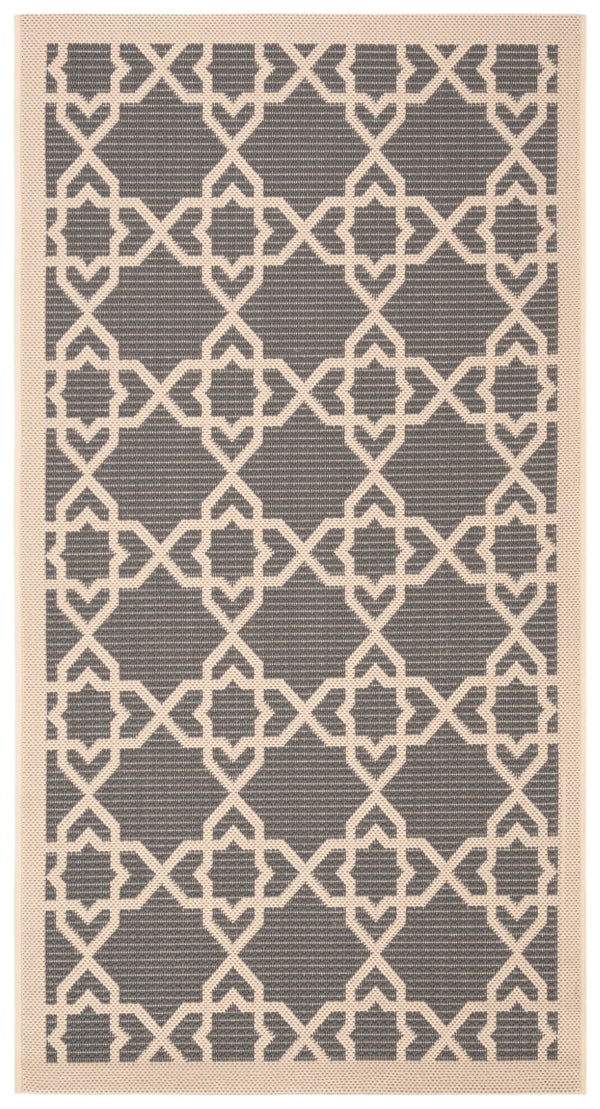 Safavieh Cy6032 Power Loomed 85.4% Polypropylene/10.4% Polyester/4.2% Latex Outdoor Rug CY6032-246-4