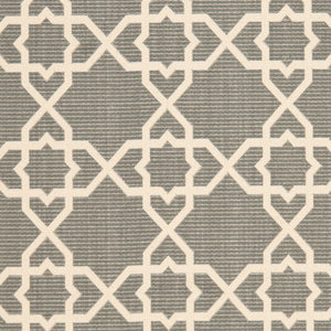 Safavieh Cy6032 Power Loomed 85.4% Polypropylene/10.4% Polyester/4.2% Latex Outdoor Rug CY6032-246-4